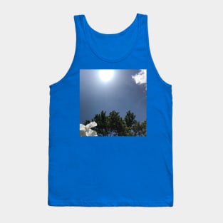 Radiant: Sun, Flower, Sky, Tree, Cloud Tank Top